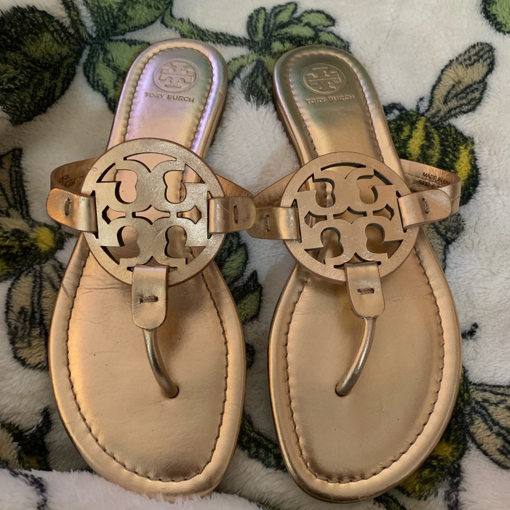 Tory Burch rose gold Millers 8